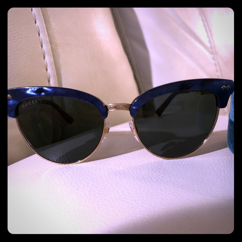 Rare Authentic Gucci Clubmaster Cat Eye Sunglasses